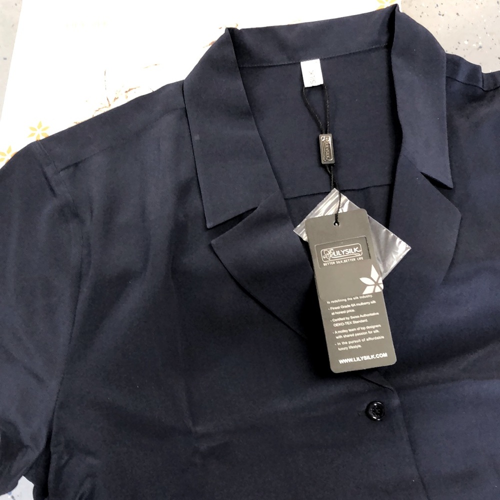 Lilysilk short sleeve blouses